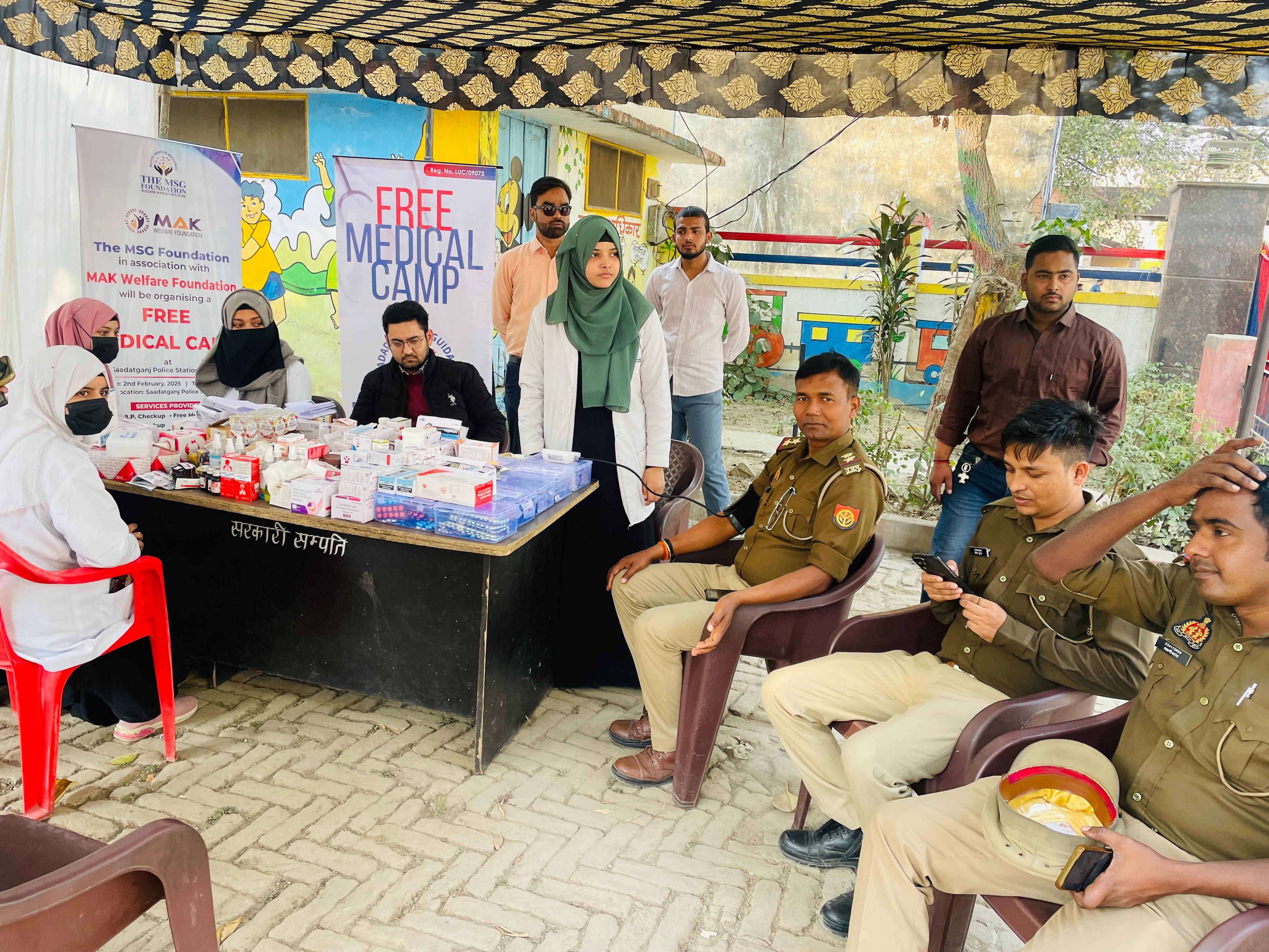 Health Camp for Police Officers