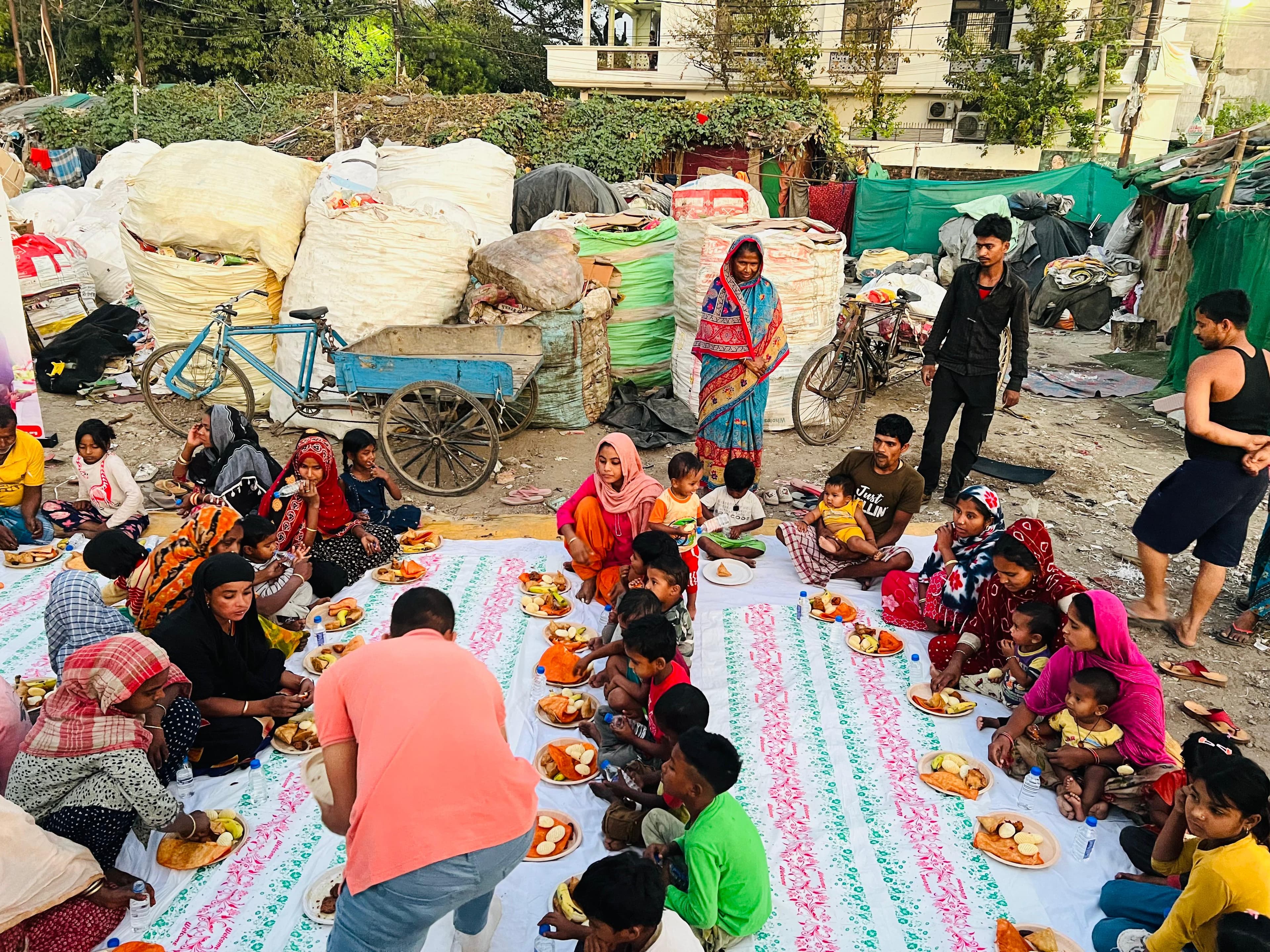 Iftar with Underprivileged people